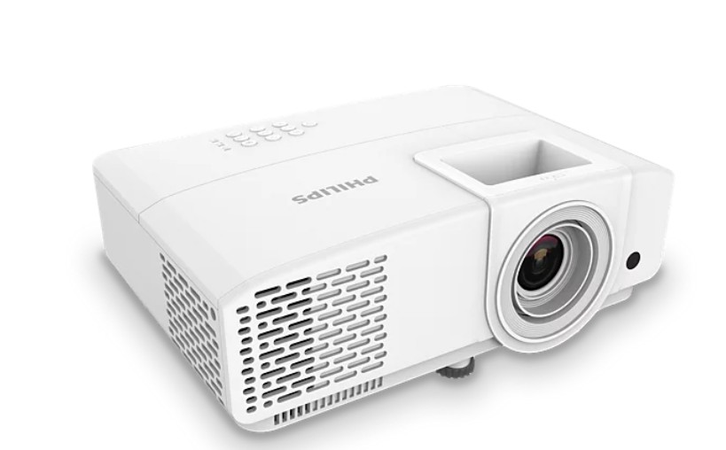 Philips NeoPix white home cinema projector with ventilation grille