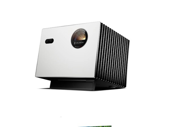 Valerion Thor+ 4K laser projector with white aluminium chassis